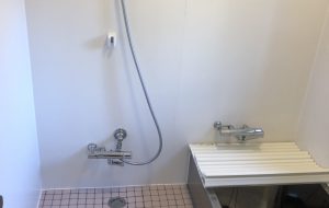 浴室　在来タイル仕上げ