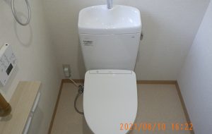 トイレ　タイル床から改修