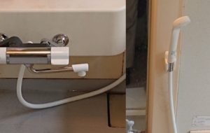 浴室混合水栓の交換
