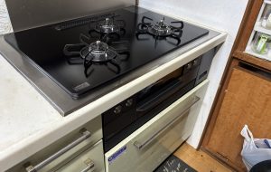 パロマ　ビルトインコンロ　PD-829W-U75GZ　事例